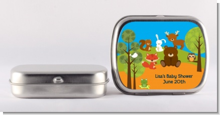 Forest Animals - Personalized Baby Shower Mint Tins