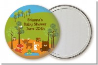 Forest Animals - Personalized Baby Shower Pocket Mirror Favors