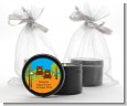 Forest Animals Twin Bears - Baby Shower Black Candle Tin Favors thumbnail