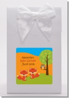 Forest Animals Twin Foxes - Baby Shower Goodie Bags