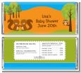 Forest Animals Twin Squirels - Personalized Baby Shower Candy Bar Wrappers thumbnail
