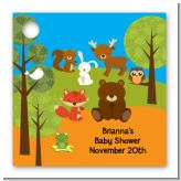 Forest Animals - Personalized Baby Shower Card Stock Favor Tags