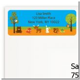 Forest Animals - Baby Shower Return Address Labels