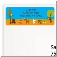 Forest Animals - Baby Shower Return Address Labels