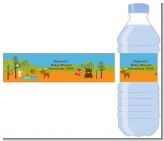 Forest Animals - Personalized Baby Shower Water Bottle Labels