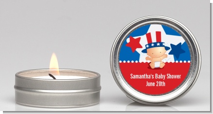 Fourth Of July Little Firecracker - Baby Shower Candle Favors