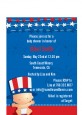 Fourth Of July Stars & Stripes - Baby Shower Petite Invitations thumbnail