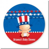 Fourth Of July Stars & Stripes - Personalized Baby Shower Table Confetti