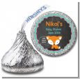 Fox and Friends - Hershey Kiss Baby Shower Sticker Labels thumbnail