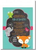 Fox and Friends - Baby Shower Petite Invitations