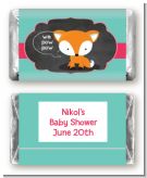 Fox and Friends - Personalized Baby Shower Mini Candy Bar Wrappers