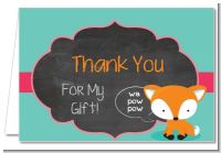 Fox and Friends - Baby Shower Thank You Cards