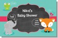 Fox and Friends - Personalized Baby Shower Placemats thumbnail