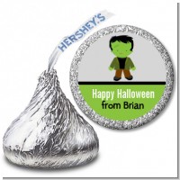 Frankenstein - Hershey Kiss Halloween Sticker Labels