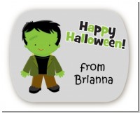 Frankenstein - Personalized Halloween Rounded Corner Stickers