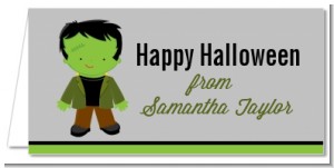 Frankenstein - Personalized Halloween Place Cards