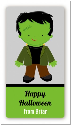 Frankenstein - Custom Rectangle Halloween Sticker/Labels