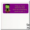 Frankenstein - Halloween Return Address Labels thumbnail