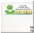 Froggy - Baby Shower Return Address Labels thumbnail