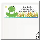 Froggy - Baby Shower Return Address Labels