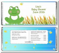 Froggy - Personalized Baby Shower Candy Bar Wrappers
