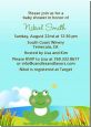 Froggy - Baby Shower Invitations thumbnail