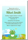 Froggy - Baby Shower Petite Invitations