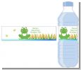 Froggy - Personalized Baby Shower Water Bottle Labels thumbnail