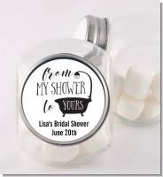 From My Shower - Personalized Bridal Shower Candy Jar