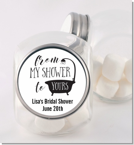 From My Shower - Personalized Bridal Shower Candy Jar