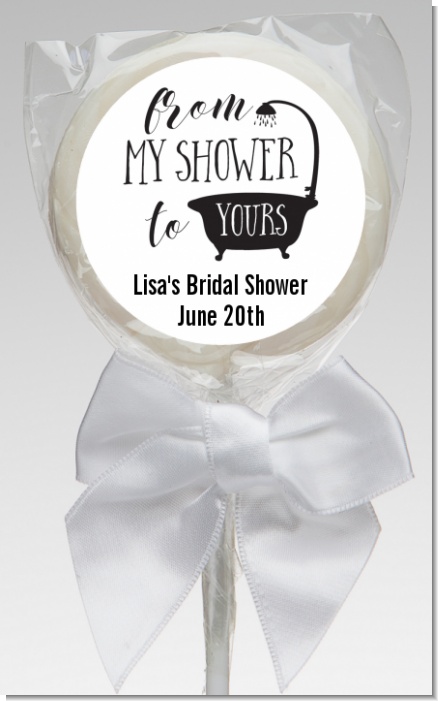 From My Shower - Personalized Bridal Shower Lollipop Favors