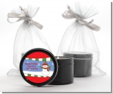 Frosty the Snowman - Christmas Black Candle Tin Favors