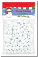 Frosty the Snowman - Custom Christmas Treat Bag Topper