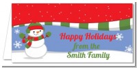 Frosty the Snowman - Personalized Christmas Place Cards