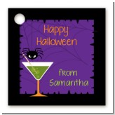 Funky Martini - Personalized Halloween Card Stock Favor Tags