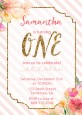 Fun to be One - 1st Birthday Girl - Birthday Party Invitations thumbnail