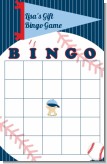 Future Baseball Player - Baby Shower Gift Bingo Game Card