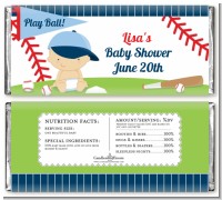 Future Baseball Player - Personalized Baby Shower Candy Bar Wrappers