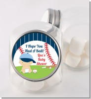 Future Baseball Player - Personalized Baby Shower Candy Jar
