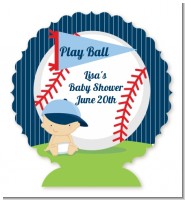 Future Baseball Player - Personalized Baby Shower Centerpiece Stand