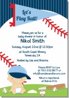 Future Baseball Player - Baby Shower Invitations