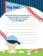 Future Baseball Player - Baby Shower Notes of Advice thumbnail