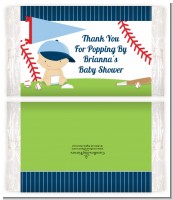 Future Baseball Player - Personalized Popcorn Wrapper Baby Shower Favors