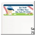 Future Baseball Player - Baby Shower Return Address Labels thumbnail