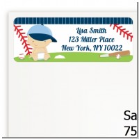 Future Baseball Player - Baby Shower Return Address Labels