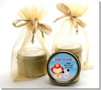 Future Firefighter - Baby Shower Gold Tin Candle Favors