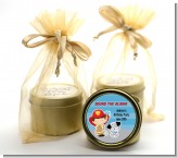 Future Firefighter - Birthday Party Gold Tin Candle Favors