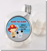 Future Firefighter - Personalized Birthday Party Candy Jar