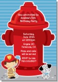 Future Firefighter - Birthday Party Invitations