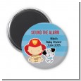 Future Firefighter - Personalized Baby Shower Magnet Favors thumbnail